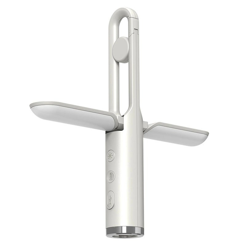 Bluejw Multi-Functional Camping Emergency Light, Rechargeable Foldable Handheld Flashlight, 1200mAh Battery, Outdoor SOS Light - Image 1